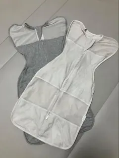 スワドル Marine Blue メッシュ サイズM グレー ホワイト2枚セット