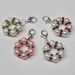 ビーズチャーム ４個セット