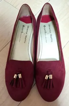 【美品】ORiental TRaffic×earth タッセル付きパンプス