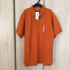 【UNIQLO】ドライカノコポロシャツ半袖 オレンジ