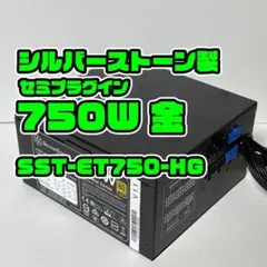 750W 80+金 シルバーストーン製 セミプラグイン ATX電源