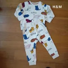 値下げ中　H&M 動物柄 トレーナー ズボンセット