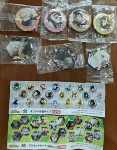 ヒロアカ　缶バッジ＆マグネットシートセット