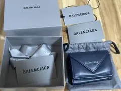 BALENCIAGA ネイビー 三つ折り財布のサムネイル