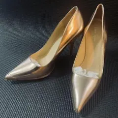 kate spade NEW YORK メタリックゴールド パンプス サイズ6B