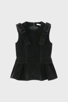 新品 the toe Dachau Sleeveless Peplum ブラウン - メルカリ