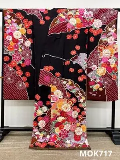 振袖 豪華 紅型調 ぼかし八掛 身丈173cm MO3087 - メルカリ