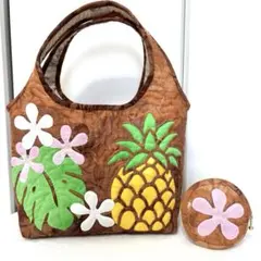 パイナップルとティアレのバッグ&ポーチ