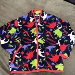 恐竜柄 フリースジャケット 90㎝