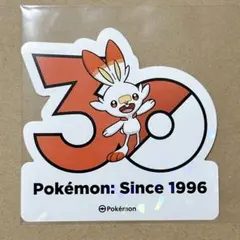 韓国 ポケモン 30周年記念 ステッカー ヒバニー