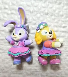香港ディズニーランド　ミニフィギュア　クッキー、ステラルー