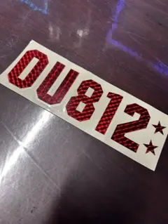 OU812 ステッカー　赤ホログラム evh.Eddie vanhalen.のサムネイル