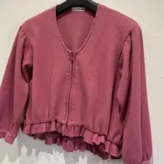 branshes アウター　カーディガン　フリル　130㎝