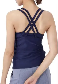 FILA ネイビー クロスストラップ ヨガウェア