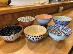 お茶碗　全て柄違いの6個セット
