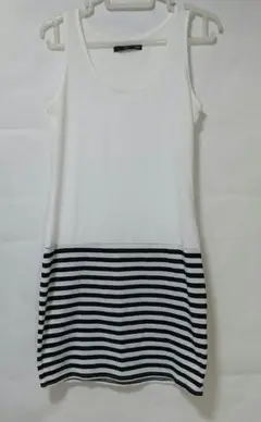 MEO ノースリーブストライプトップス
