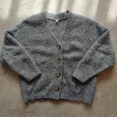 UNIQLO キッズ カーディガン グレー 120