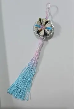 つまみ細工 ブローチタッセル付き 和装小物