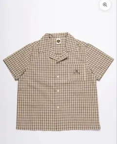 チュウカタベタイ×tomowaka コラボ【L】半袖シャツ グリーン 総柄 虎