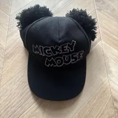 ディズニー　ミッキーマウス ポンポン付きキャップ 58cm