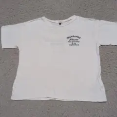 PINK-latte バックプリント 半袖Tシャツ ホワイト140