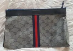 クラッチバッグ バッグ ポーチ GGパターン ストライプ