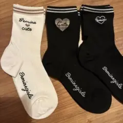 まとめ売り新品女の子ソックス１９から２４センチ