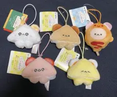 なごみ屋の世界　ぬいぐるみマスコット5点setサンドイッチ　スイーツ