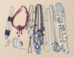 週末特別セール♪ネックレス10点セット 多様なデザイン