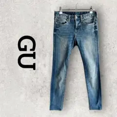 GU ウルトラストレッチスキニージーンズ スキニーデニム (58) ブルー系