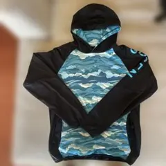 GOSEN 迷彩柄 フード付き長袖ウェア