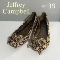 即購入OK ジェフリーキャンベル レオパード パンプス バレエシューズ 24.5のサムネイル