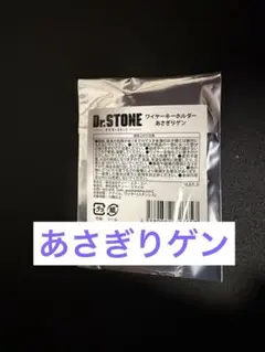 【新品未開封】Dr.STONE ワイヤーキーホルダー あさぎりゲン　ピザーラ
