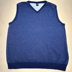 Gap コットン　ベスト　ネイビー　Sサイズ　美品のサムネイル