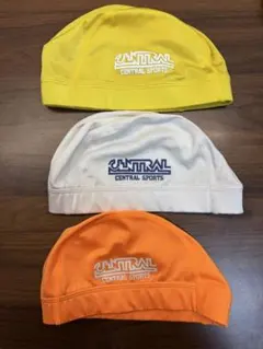 セントラルCENTRAL 水泳帽 Mサイズ　3色セット