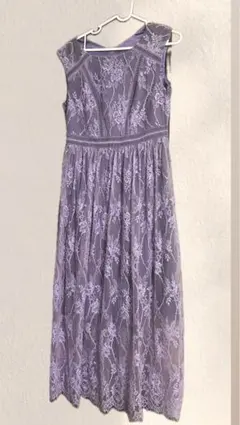 レースドレス パープル　オケージョン