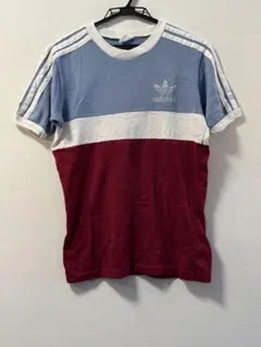 adidas USA製 70s 80s トレフォイルロゴ Tシャツ 古着