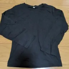 ブラック 長袖カットソー 120cm 美品
