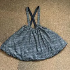 メゾピアノグレー系チェック スカート