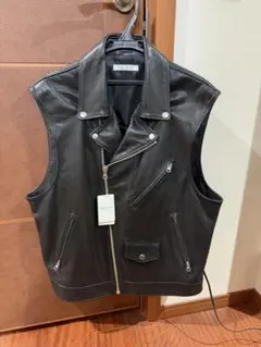 Rich I Black Leather Vest PRY シュウト Rich I Black Leather Vest PRY シュウト - メルカリ