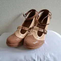 axes femme ストラップ付きハイヒール・パンプスサイズL