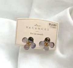 イヤリング　アクセサリー　レディース　ノンホールピアス　新品　未使用　お花