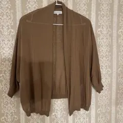 CLOSSHI カーディガン ブラウン M