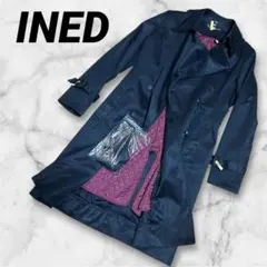 美品 イネド INED トレンチ コート ライナー付 黒