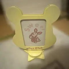 プーさんのイエローフォトフレーム