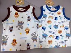 ダダンダン　Ｔシャツ　アンパンマン タンクトップ 80cm 2枚セット