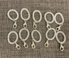 アンブレラマーカー　目印チャーム　資材　シリコンゴム　カン付き　10個