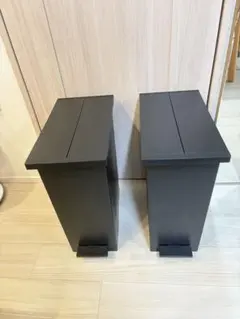 KEYUCA arrots ダストボックス ゴミ箱 27L ブラック 2個セットのサムネイル