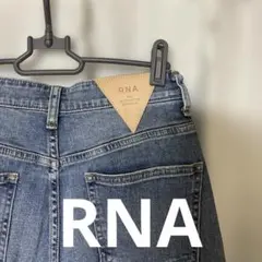 【美品】RNA ワイドフレアデニム S ブルーのサムネイル