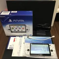 美品 SONY PS VITA PCH-2000 グレイシャーホワイト